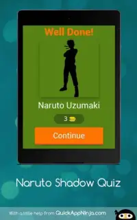 Naruto Shadow Ninja Quiz Screen Shot 4