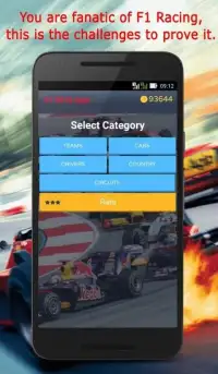 Formula-1 2016 Quiz Screen Shot 0
