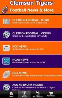 Clemson Football News Screen Shot 3