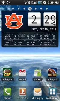 Auburn Tigers Live Clock Screen Shot 9