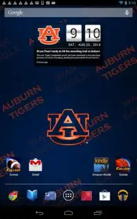 Auburn Tigers Live Clock Screen Shot 6