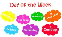 days of the week games free Screen Shot 1