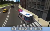 Ambulance City Drive Simulator Screen Shot 1