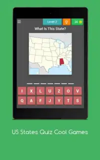 US States Quiz Map Screen Shot 4