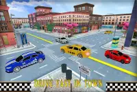 Таксист Town Simulator Screen Shot 8
