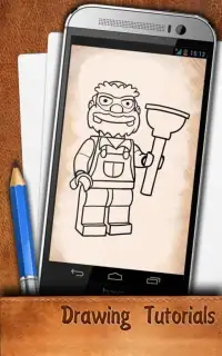 Как рисовать Лего Симпсоны Screen Shot 3
