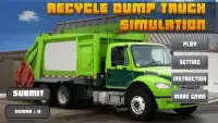Recycle Dump Truck Simulator Screen Shot 4