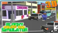 Blocky Police Car Simulator 3D Screen Shot 4