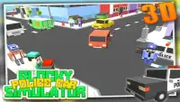 Blocky Police Car Simulator 3D Screen Shot 12