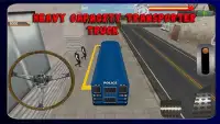 Police Truck Transporter 3D Screen Shot 10