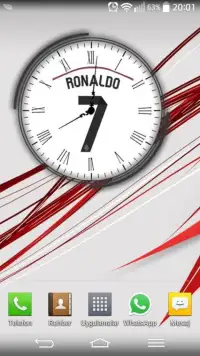 Cristiano Ronaldo Widget Clock Screen Shot 2