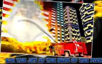 Firefighter Fire Truck Rescue Screen Shot 0