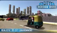 Tuk Tuk Rickshaw City Drive 3D Screen Shot 4
