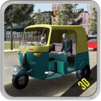 Tuk Tuk Rickshaw City Drive 3D