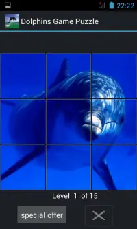 Пазл с дельфинами Screen Shot 0