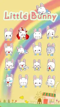 Kika Little Bunny Sticker Gif Screen Shot 0
