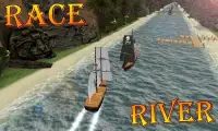 Turbo River Racing Ship 3D Screen Shot 3