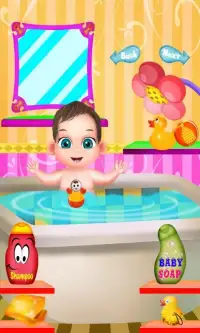 Dad Caring Newborn Baby Games Screen Shot 6