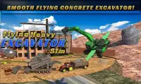 Flying Heavy Excavator Sim Screen Shot 14