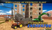 Flying Heavy Excavator Sim Screen Shot 0
