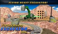 Flying Heavy Excavator Sim Screen Shot 1