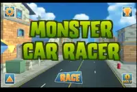 Monsters GO Cars Racer Run Screen Shot 7