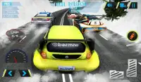 सर्दियों बर्फ कार रैली रेसिंग Screen Shot 6