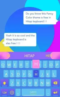 Fancy color for Hitap Keyboard Screen Shot 1