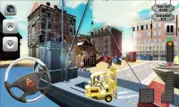 mendorong orklift 3D simulator Screen Shot 2