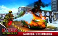911 Rescue Firetruck Sim 2017 Screen Shot 4