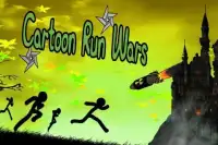 Stickman Cartoon : Run Wars Screen Shot 1