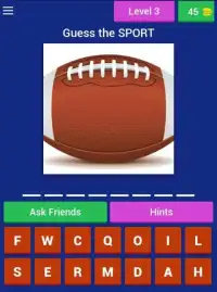 Name the Sport Quiz Game Screen Shot 2