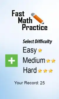 Fast Math Practice Screen Shot 4