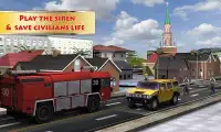 Fire Fighter Truck Simulator Screen Shot 0