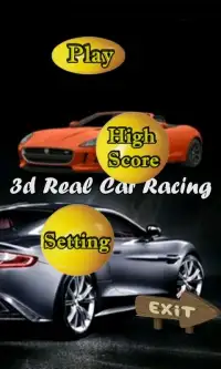 3D Real Car Racing Screen Shot 0