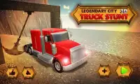 Legendary City Truck Stunt 3D Screen Shot 0