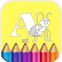 ABC Animals Coloring Book Kids