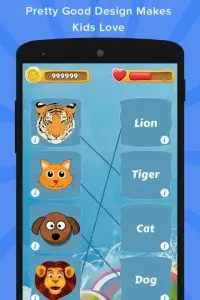 Animal dictionary puzzle game Screen Shot 0