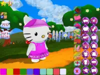 Hello Kitty. Dress Up. 3D. Screen Shot 1