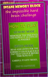 Insane Memory Block : The Impossible Hard Brain Challenge - Free Edition Screen Shot 3