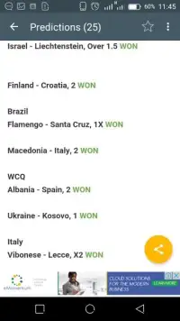 Over 2.5 Betting Tips Screen Shot 3