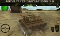 युद्ध टैंक युद्ध क्षेत्र में3D Screen Shot 2
