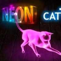 Hologram Kucing Neon