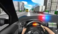 Police Driving In Car Screen Shot 2