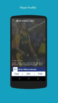 Cricket Rankings Screen Shot 4