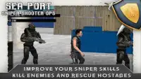 Sea Port Sniper Shooter Ops Screen Shot 2