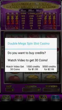 Double Mega Spin Slot Casino Screen Shot 0