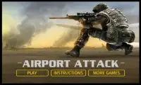 Airport Attack - Sniper Game Screen Shot 5