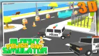 Blocky Police Car Simulator 3D Screen Shot 13