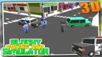 Blocky Police Car Simulator 3D Screen Shot 10